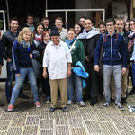 Gruppenbild mit Koch in Nablus