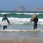 Le Goullien ... surfen mit Matze und Johannes