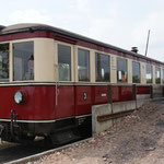 historischer Schmalspur-Triebwagen