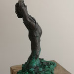Gärtner stehend - 26 x 18 x 20 cm; 2.300 € (Unikat)