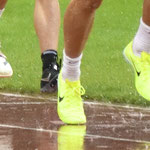 Schietwetter beim 1500m Lauf