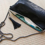 Tasche aus Obibrokat, gefüttert
