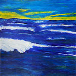 "Meeresrausch"   80 x 80  (196)     (2)