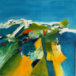 "Sinn des Lebens"  80 x 80. (354)  (6).  (Acryl)