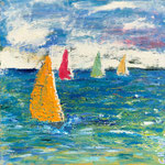 "Sailing fun I"  (270)   80 x 80  (3)