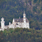 Schloss Neuschwanstein, das König Ludwig II. ab 1869 errichten liess