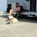 Am Strand von St. Peter Ording