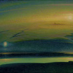 REFLECTION. 1997 (oil on canvas) 34x100