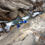Begehung der Bietschischlucht im Winter
