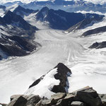 Aussicht auf den Fieschergletscher