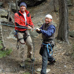 Willy & Chrigi in der Bietschischlucht