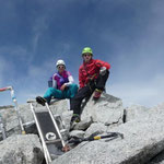 Summit Mont Blanc du Tacul.