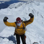 Uwe at the summit of Zufallspitze.