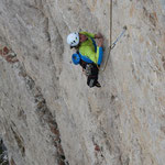 2nd pitch on the route right of C'est plus facile.