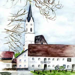 Jettenstetten, Aquarell