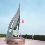 Ouistreham monument près de la plage