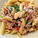 Penne in cremiger Lachssauce