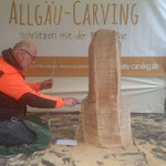 Schnitzkurs bei Allgäu-Carving by Martina Gast - Schnitzen mit der Motorsäge