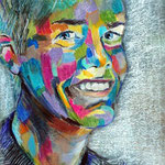 Pastellkreide 32x20 - 2016 - See you, Jako - ausgestellt zur Tagung bildender Künster 