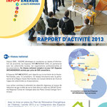 Rapport d'activité 2013 ADEME - Espaces infos énergie