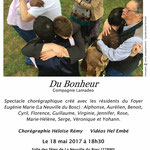 Flyer du spectacle Du bonheur