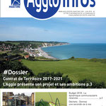 Couverture du mag nouvelle formule de l'agglo Dieppe-Maritime