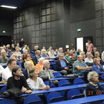 Merci aux 147 personnes venues à la conférence à l'amphithéâtre Guilcher de la Faculté Victor-Segalen de Brest © François Olivier / SEBL 2023