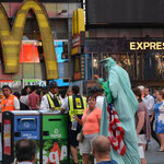 Die Statue of Liberty hatte auch Ausgang.