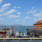 Unterwegs mit der Staten Island Ferry.