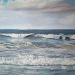 Bucht von Palma 650,00.  45 x 65 pastell