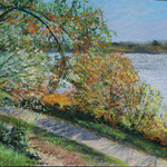Elbehöhenwanderweg 30 x 40 Pastell  450,-