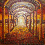 Lichtweg 80 x 80 Öl. 690,00