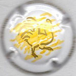 BARNAUT  E.   N° 14   Coq, fond jaune