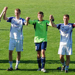 September 2012: Jubel nach dem hoch verdienten 1:0-Heimsieg über den SV Brake.