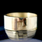 Gouden ring - gemaakt van 'oud goud'