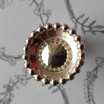 Te koop: Ring, zilver met pareldraad