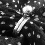 Zilver met gezwarte groef