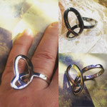 'Vlinderring' zilver - speciale herinner-ring in opdracht gemaakt