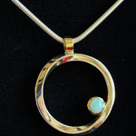 Zilver en (eigen) goud met larimar