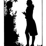 Goethe vor einer Büste der Frau von Stein
