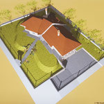 Villa unifamiliare _ 1998 _ Viste prospettiche renderizzate