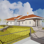 Villa unifamiliare _ 1998 _ Viste prospettiche renderizzate