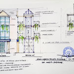 Studio di facciata _ ingresso principale _ 1991