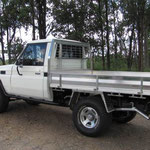 restaured Troopy with rock slides by Southern Spirit Campervans