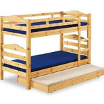 letto a castello grezzo