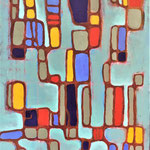 Morrisseau, acrylic on canvas, 20 x 16  (framed)