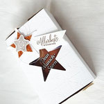 Eine ganz wunderschöne Verpackung für den Milka Wunschstern von Tanja Claassen - http://tanjaspapierdesign.blogspot.de/
