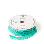 130024 - Stretchband mit Rüschen in Jade - 8,21 € statt 10,95 € 
