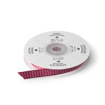 126845 - Besticktes Satinband in Waldhimbeere - 8,21 € statt 10,95 €!