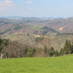 Vue de la Vorgère sur Rochefort - Serre - St Martin la Sauveté